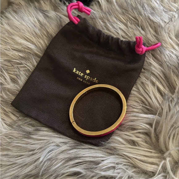 Kate Spade Gold and Pink Minimalist Bracelet - Picture 1 of 5
